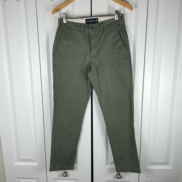 Abercrombie & Fitch Other - Abercrombie & Fitch Athletic Skinny Stretch Chino Pants Men’s 28x28 Army Green